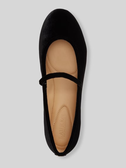 Lauren Ralph Lauren Ballerina mit Mary Jane Riemen Black 3