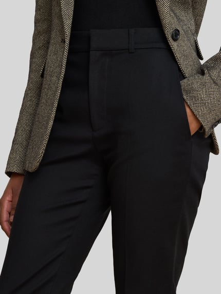 Lauren Ralph Lauren Regular Fit Chino aus Baumwoll-Mix Modell 'ABRIANNA' BLACK 3