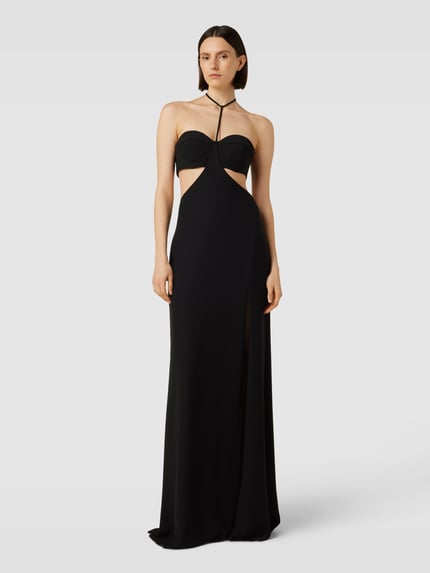 Vera Wang Bride Abendkleid mit Neckholder Modell 'VALORVIRGIL' Black 4