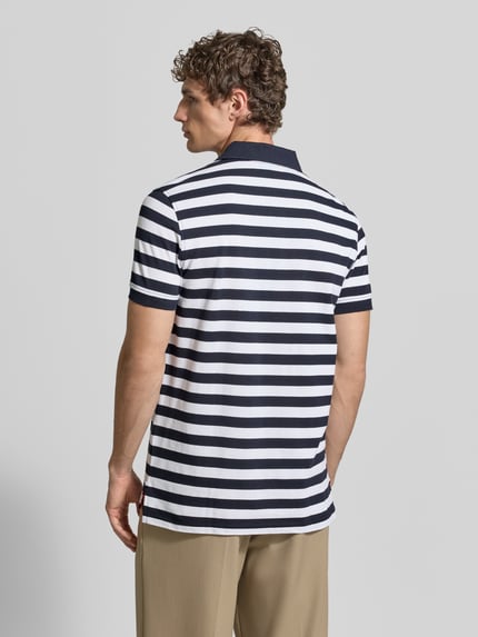 Christian Berg Men Modern Fit Poloshirt mit Logo-Stitching Marine 5