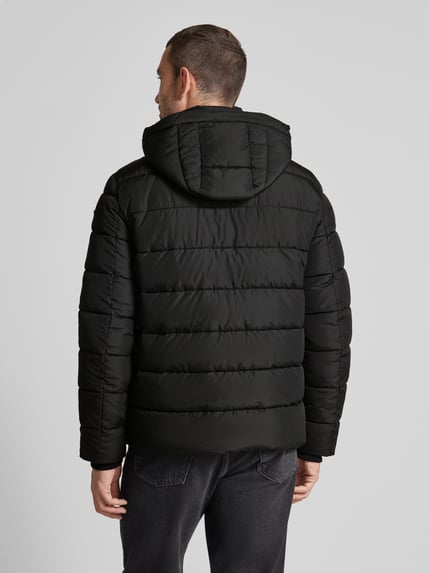 Geox Gewatteerd jack met capuchon Zwart - 5