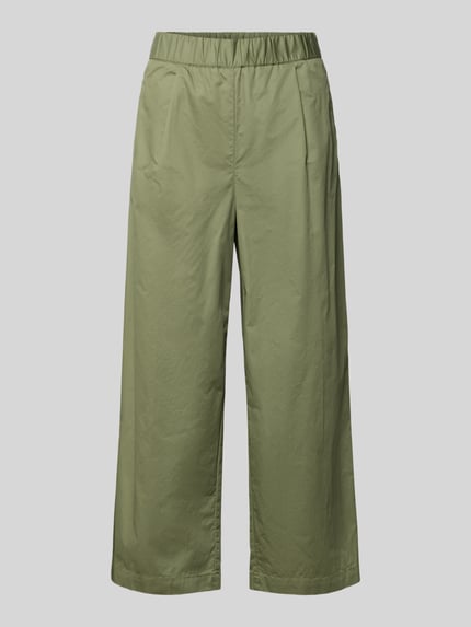 Produktfoto, Regular Fit Culotte aus reiner Baumwolle von s.Oliver RED LABEL, kolor jednolity, krój regular fit, elastyczny pas, kieszenie boczne, kieszenie z tyłu, materiał twill, czysta bawełna