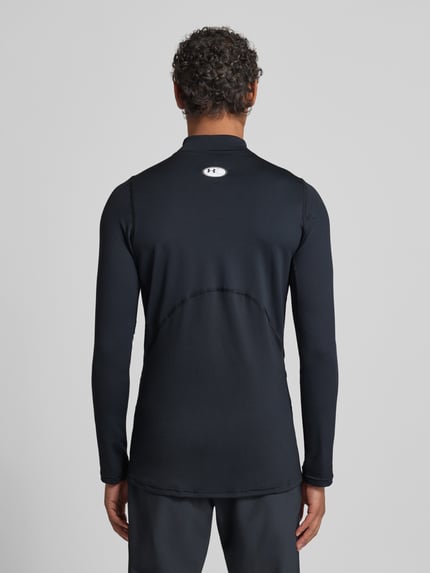 Under Armour Bluzka z długim rękawem ze stójką Czarny 5