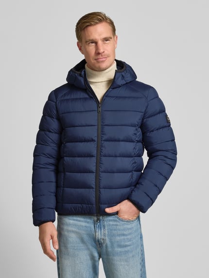 ECOALF Steppjacke mit Zweiwege-Reißverschluss Modell 'ASPENALF' Marine Melange 4