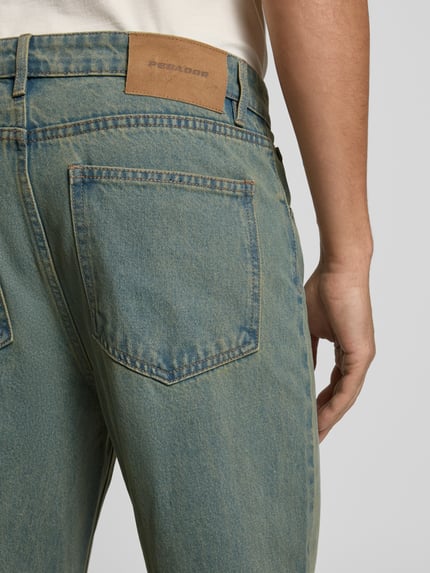 PEGADOR Jeans met 5-pocketmodel Jeansblauw - 3
