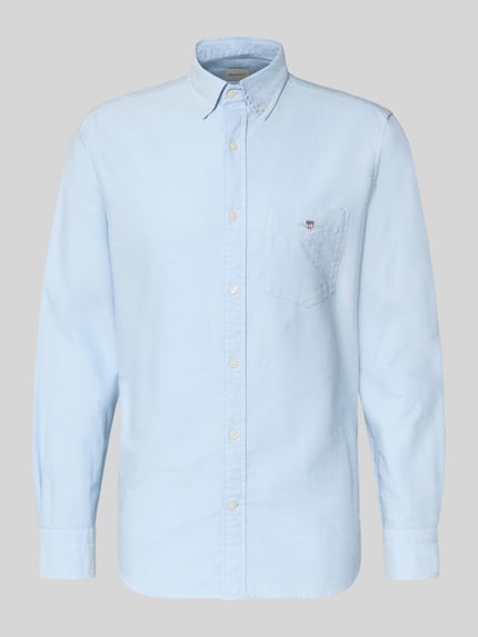 GANT Regular Fit Freizeithemd mit Brusttasche Modell 'OXFORD' Hellblau 2