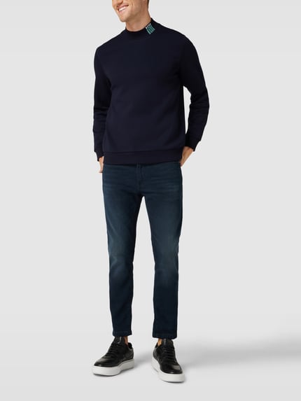 DRYKORN Jeans met labelpatch, model 'WEST' Donkerblauw - 1