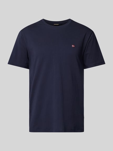 Napapijri T-Shirt mit Label-Stitching Marine 2