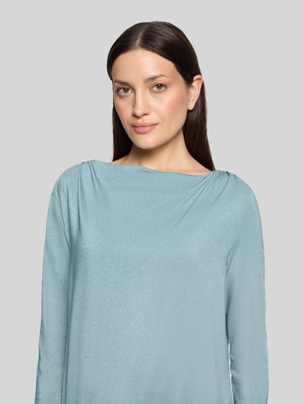 Betty Barclay 3/4-Shirt mit Wasserfallausschnitt Mint 3