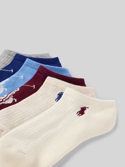 Productfoto, Sokken met Arch Support in set van 6 van Polo Ralph Lauren, Dames, meerdere kleuren, fijne ribtextuur