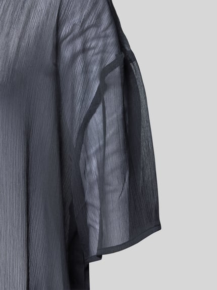 PIECES Oversized Strand-Kaftan in semitransparentem Look Modell 'ATRUD' Black 2