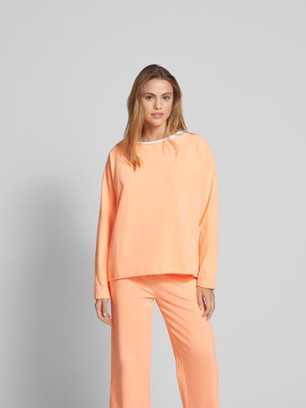 Juvia Bluza ze zrolowanym brzegiem Pomarańczowy 4