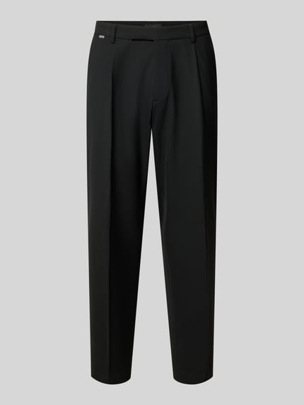 Straight Fit Hose mit Viskose-Anteil Modell 'Salto' Shop The Look MANNEQUINE