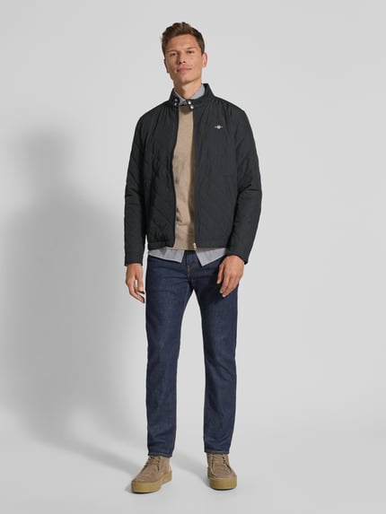 GANT Jacke mit Label-Details Modell 'QUILTED' Black 1