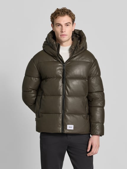 khujo Kurtka pikowana z kapturem model 'COEN 2' Oliwkowy 4