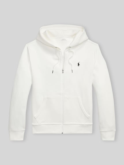 Polo Ralph Lauren Regular Fit Sweatjacke aus Baumwoll-Mix Weiss 2