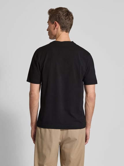 BOSS Orange T-Shirt mit Label-Print Black 5