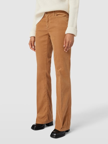 CAMBIO Corduroy met knoop- en ritssluiting, model 'PARIS' Camel - 4