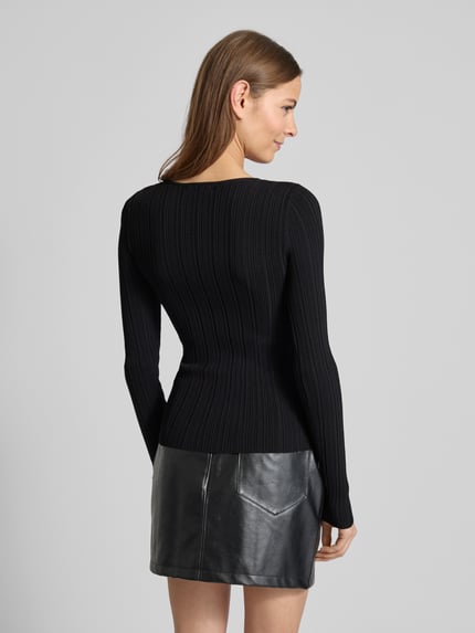 LeGer Strickpullover Modell 'Vicky' - LeGer Studio Kollektion Black 5