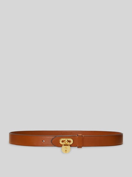 Lauren Ralph Lauren Riem van echt rundleer Cognac - 1