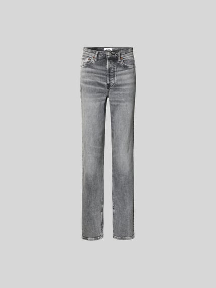 RE/DONE Bootcut jeans in 5-pocketmodel Donkergrijs - 2