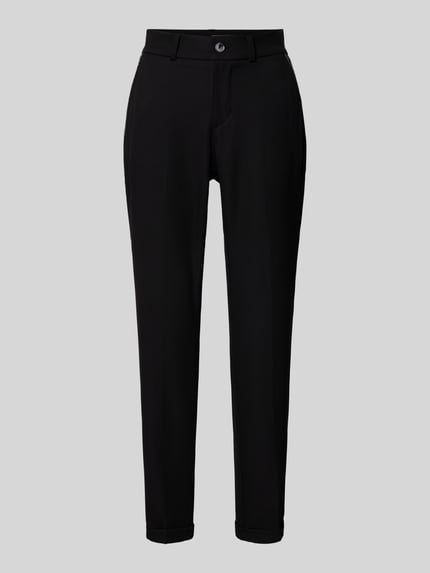 ANGELS Slim fit chino met siersteentjes, model 'LOUISA' Zwart - 2