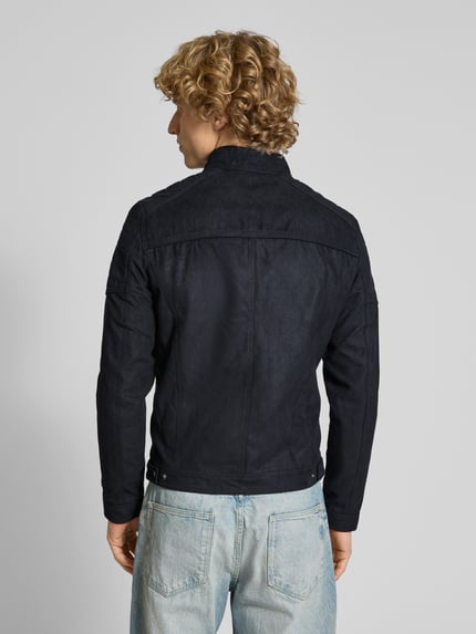 JACK & JONES Jacke in Leder-Optik Modell 'JEROCKY' Black 5