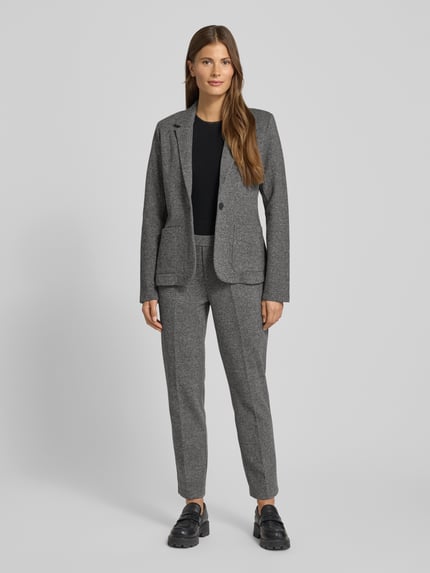 Marc O'Polo Slim Fit Anzughose aus Baumwoll-Mix Mittelgrau 1