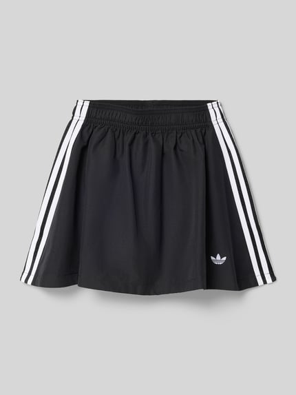 adidas Originals Uitlopende Sport fashion-Rok met contraststrepen Zwart - 1