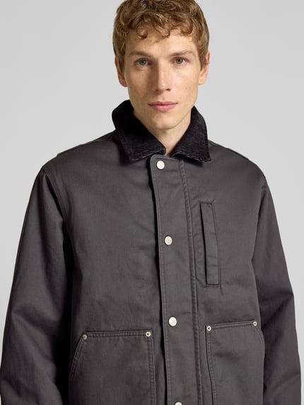 Tommy Jeans Regular Fit Blouson aus reiner Baumwolle Black 3