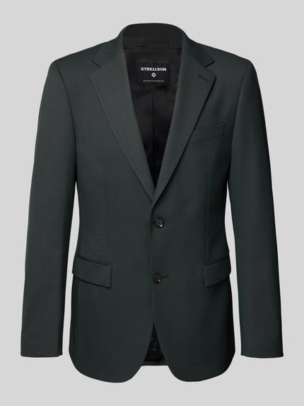 Slim Fit Anzugsakko mit Woll-Anteil Modell 'ALZER 3' Shop The Look MANNEQUINE