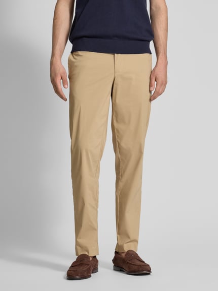 Selected Slim Fit Hose mit Tunnelzug Modell 'LERO' Sand 4