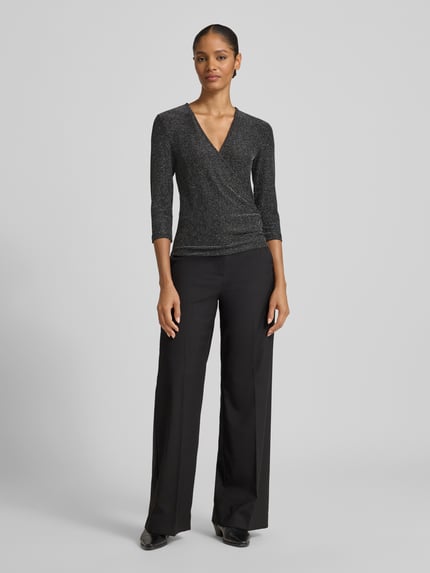 Christian Berg Woman Selection Blouseshirt in wikkellook Zilver - 1