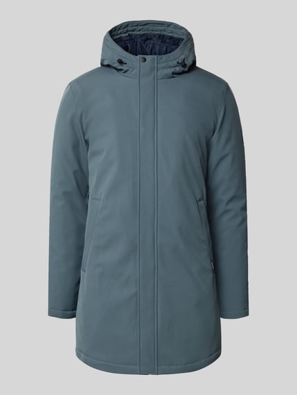 Matinique Regular Fit Parka mit Kapuze Modell 'Madeston' Jeansblau 2