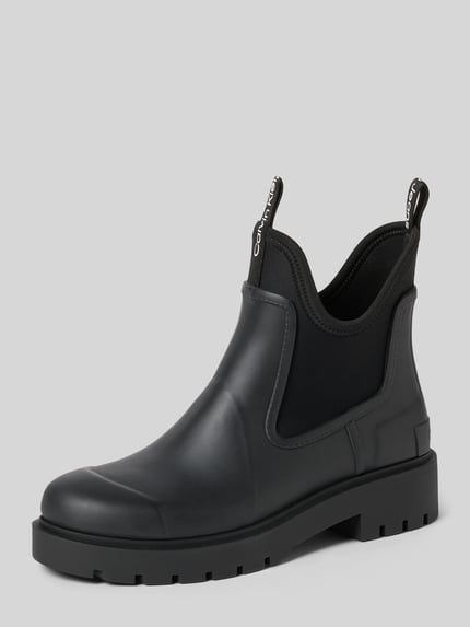 Calvin Klein Jeans Chelsea boots met elastische inzet BLACK - 1