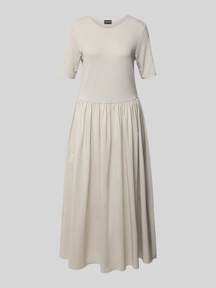 Maxikleid mit Rundhalsausschnitt Shop The Look MANNEQUINE