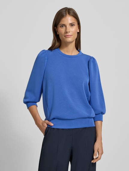 Selected Regular Fit Sweatshirt aus Scuba-Qualität Modell 'TENNY' Royal 4