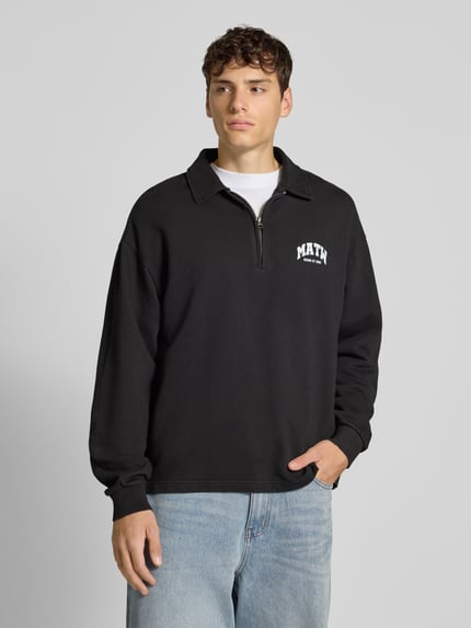 REVIEW X MATW Sweatshirt mit Label-Detail Black 4