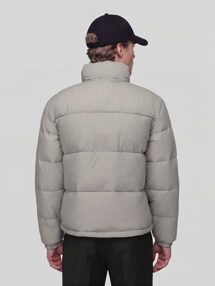 ONLY & SONS Steppjacke mit hohem Stehkragen Modell 'ONSMAVERICK' Sand 5