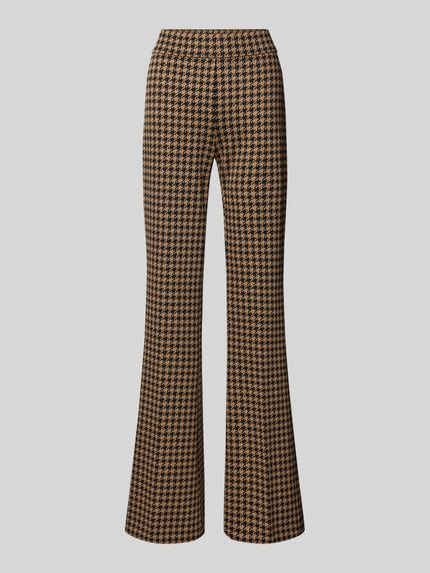 SEDUCTIVE Stoffen broek van viscosemix met elastische band, model 'NANOU' Zwart - 2