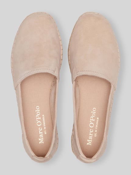 Marc O'Polo Espadrilles aus Veloursleder Modell 'GEM' Sand 3