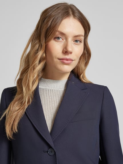 Weekend Max Mara Slim Fit Blazer mit Reverskragen Marine 3