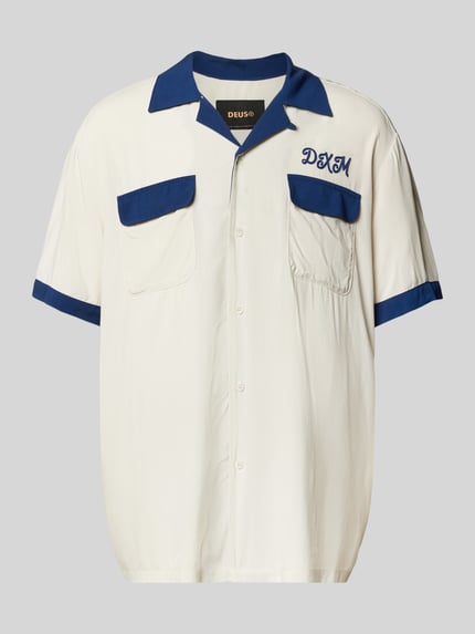 DEUS EX MACHINA Vrijetijdsoverhemd van viscose met borstzakken, model 'Diablo' Offwhite - 2