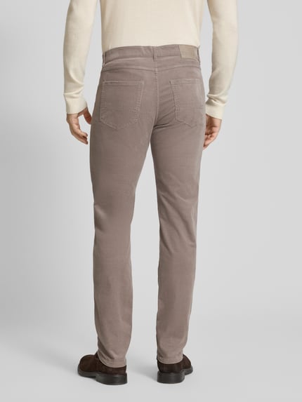 Christian Berg Men Cordhose mit 5-Pocket-Design Silber 5