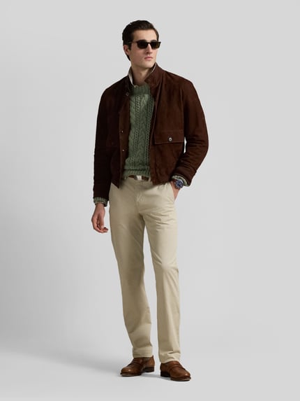 Polo Ralph Lauren regular fit chino van katoenmix Zand - 1