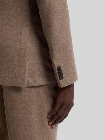 BOSS Marynarka w kroju slim fit z dodatkiem żywej wełny model 'P-Hanry-WG-264' Beżowy 6