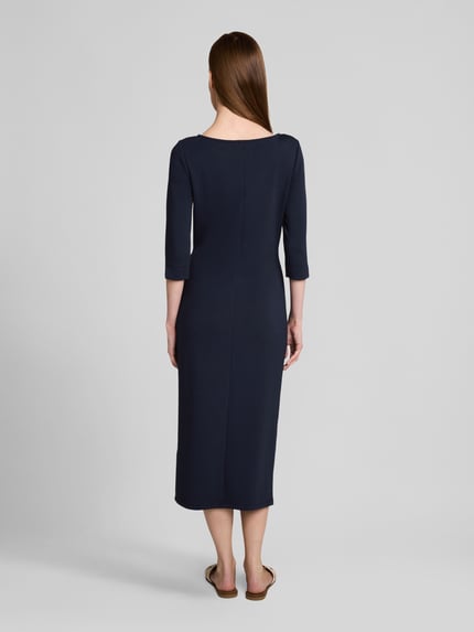 Tom Tailor Tailliertes Businesskleid aus Modal-Mix Marine 5