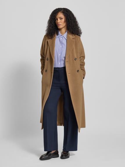 Weekend Max Mara Bluzka koszulowa o kroju regular fit z czystej bawełny Granatowy 1