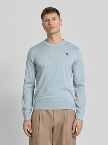 Paul Smith Pullover mit Rundhalsausschnitt Hellblau 4