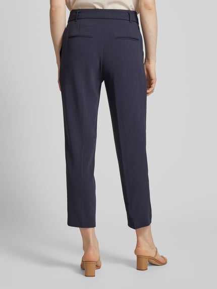 BOSS Regular Fit Stoffhose mit Gürtel Modell 'Tapiah' Dunkelblau 5